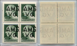 Trieste  - Trieste AMG VG - 1946 - 20 Lire (12hp) - Quartina Con Soprastampa A Destra - Gomma Integra (240+) - Autres & Non Classés