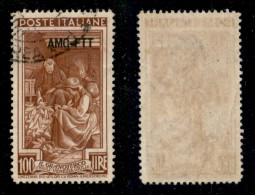 Trieste  - Trieste AMG FTT - 1950 - 100 Lire Lavoro (106/II - Dentellato 14 1/4 X 13 1/4) Usato (550) - Sonstige & Ohne Zuordnung