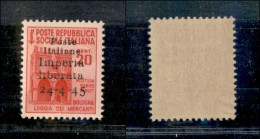 C.L.N. - Imperia - 1945 - 20 Cent (3 Dc) - Senza Trattino Tra 4 E 45 - Gomma Integra (210) - Other & Unclassified