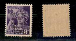 C.L.N. - Imperia - 1945 - 50 Cent (6a) Con Soprastampa Capovolta - Gomma Integra (195) - Other & Unclassified