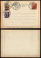 C.L.N. - Torino - 1944 - Biglietto Postale Da 25 Cent (B37) Ricoperto Con 3 Valori CLN (CEI 10+12+13) Usati A Viù Il 9.1 - Other & Unclassified
