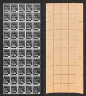 C.L.N. - Valle Bormida - 1945 - 1 Lira (7) - Intero Foglio Di 50 - Gomma Integra (625++) - Other & Unclassified