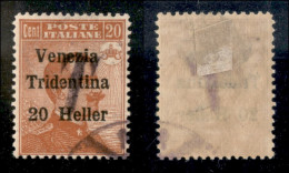 Occupazioni I Guerra Mondiale - Trentino-Alto Adige - Bolzano 1 - 1918 - Merano - 20 Heller Su 20 Cent Segnatasse (Bolza - Altri & Non Classificati