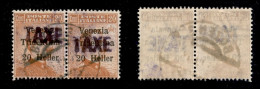 Occupazioni I Guerra Mondiale - Trentino-Alto Adige - Bolzano 3 - 1918 - Taxe Su 20 Heller (32 Varietà) Con Soprastampe  - Altri & Non Classificati