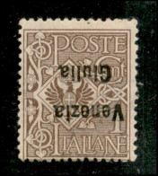 Occupazioni I Guerra Mondiale - Venezia Giulia - 1919 - 1 Cent (19a) - Soprastampa Capovolta - Gomma Originale (100) - Sonstige & Ohne Zuordnung