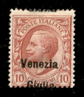 Occupazioni I Guerra Mondiale - Venezia Giulia - 1918 - 10 Cent Leoni (22 Varietà Eabh) Con Giulia A Cavallo - Gomma Int - Sonstige & Ohne Zuordnung