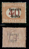 Occupazioni I Guerra Mondiale - Venezia Giulia - 1918 - 40 Cent Segnatasse (5) - Gomma Integra (500) - Other & Unclassified