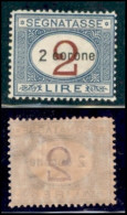 Occupazioni I Guerra Mondiale - Dalmazia - 1922 - 2 Corone Su 2 Lire (3) - Gomma Integra (250) - Sonstige & Ohne Zuordnung