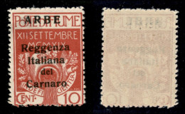 Occupazioni I Guerra Mondiale - Arbe - 1920 - 10 Cent (6) - Gomma Integra (175) - Autres & Non Classés