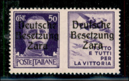 Occupazioni Straniere Di Territori Italiani - Occupazione Tedesca - Zara - 1944 - 50 Cent Aviazione (22) - Gomma Integra - Altri & Non Classificati