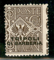 Uffici Postali All'Estero - Levante - Tripoli Di Barberia - 1915 - 1 Cent (11 Varietà) - Dentellatura Verticale Spostata - Sonstige & Ohne Zuordnung