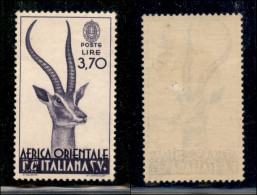 Colonie - Africa Orientale Italiana - 1938 - 3,70 Lire (17) - Gomma Originale (100) - Altri & Non Classificati