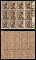 Colonie - Castelrosso - 1924 - 85 Cent Michetti (23) - Blocco Di 12 Bordo Di Foglio - Gomma Integra (135+) - Andere & Zonder Classificatie