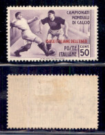 Colonie - Egeo - Emissioni Generali - 1934 - 50 Cent Calcio (77) - Gomma Originale - Autres & Non Classés