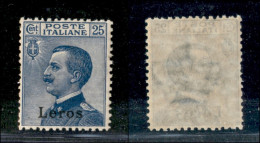 Colonie - Egeo - Lero - 1912 - 25 Cent Michetti (5) - Gomma Integra - Other & Unclassified