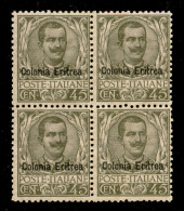 Colonie - Eritrea - 1903 - 45 Cent (26) Quartina - Gomma Integra - Sonstige & Ohne Zuordnung