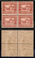 Colonie - Eritrea - 1928 - 10 Cent Aratura (130) In Quartina - Gomma Integra (400+) - Autres & Non Classés