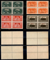 Colonie - Eritrea - 1929 - Montecassino (145/148) - 4 Valori In Quartine - Gomma Integra (400) - Autres & Non Classés
