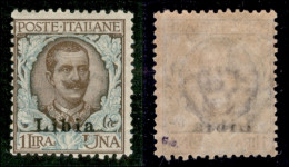 Colonie - Libia - 1915 - 1 Lira Floreale (10) - Gomma Originale (120) - Other & Unclassified