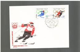 Polonia - 25 1 1964 Fdc Giochi Olimpici Innsbruck - Winter 1964: Innsbruck
