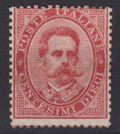 REGNO D'ITALIA 1879 UMBERTO I 10 CENTESIMI N.38 G.I MNH** - Nuovi