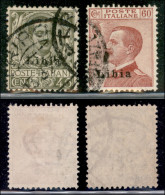 Colonie - Libia - 1917/18 - Soprastampati (18/19) - Serie Completa - Usati (100) - Sonstige & Ohne Zuordnung