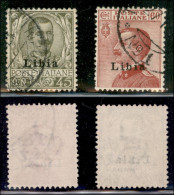 Colonie - Libia - 1917/18 - Soprastampati (18/19) - Serie Completa - Usati Ottimamente Centrati - Otros & Sin Clasificación