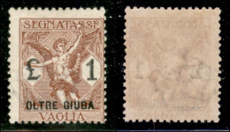 Colonie - Oltre Giuba - 1925 - 1 Lira Segnatasse Per Vaglia (4) - Gomma Integra (280) - Otros & Sin Clasificación