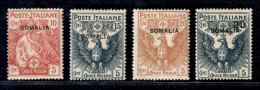 Colonie - Somalia - 1916 - Croce Rossa (19/22) - Serie Completa - Gomma Originale - Sonstige & Ohne Zuordnung