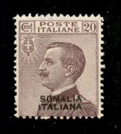 Colonie - Somalia - 1926 - 20 Cent Michetti (95) - Gomma Integra - Molto Bello (80+) - Other & Unclassified