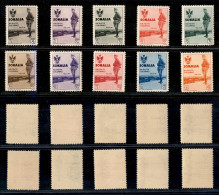 Colonie - Somalia - 1935 - Visita Del Re (199/208) - Insieme Di 10 Valori - Gomma Integra (500) - Andere & Zonder Classificatie