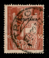 Colonie - Tripolitania - 1923 - 50 Cent Marcia Su Roma (7) Usato - Annullo Garantito Originale - Autres & Non Classés