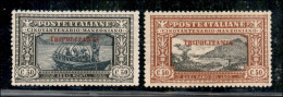 Colonie - Tripolitania - 1924 - Manzoni - 30 Cent (13) + 50 Cent (14) - Nuovi Con Gomma Originale (parte Di Linguella) - - Andere & Zonder Classificatie