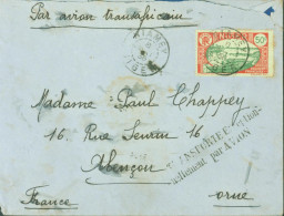 Niger YT N°41 CAD Niamey 8 MAI 1935 Pour Alençon Transit Par Avion Griffe Transportée Exceptionnellement Par Avion - Covers & Documents