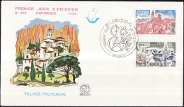 Europa CEPT 1977 France - Frankreich FDC1 Y&T N°1928 à 1929 - Michel N°2024 à 2025 - 1977