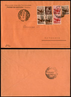 Repubblica - Democratica (543 Quattro + 549 Coppia + 552) - Busta Da Trento Del 19.9.46 - Other & Unclassified