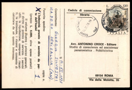 Repubblica - 120 Lire Fontane (1432) Isolato Su Cedola Di Commissione Da Senigallia A Roma Del 14.12.78 - Other & Unclassified