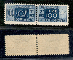 Repubblica - 1946 - 100 Lire Pacchi Postali (77) - Gomma Integra (125) - Otros & Sin Clasificación