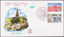 Europa CEPT 1977 France - Frankreich FDC2 Y&T N°1928 à 1929 - Michel N°2024 à 2025 - 1977