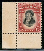 SAN MARINO - 1935 - 15 Cent Delfico (196) - Gomma Integra - Otros & Sin Clasificación