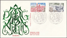 Europa CEPT 1977 France - Frankreich FDC3 Y&T N°1928 à 1929 - Michel N°2024 à 2025 - 1977