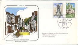 Europa CEPT 1978 France - Frankreich FDC7 Y&T N°2008 à 2009 - Michel N°2098 à 2099 - 1978