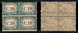 SAN MARINO - 1897 - 10 Cent (2) In Quartina - Gomma Integra (60++) - Other & Unclassified
