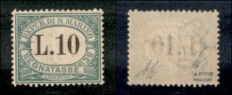 SAN MARINO - 1924 - 10 Cent (18) - Gomma Originale Con Leggera Traccia Di Linguella - Ottimamente Centrato - Diena (1.00 - Altri & Non Classificati