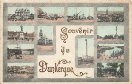 Dunkerque * Souvenir De La Commune * Cpa 12 Vues - Dunkerque