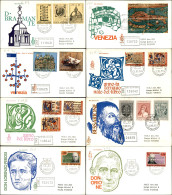 VATICANO - 1972 - FDC Venetia Club - Annata Completa - Insieme Di 8 Buste Diverse - Altri & Non Classificati