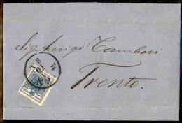 EUROPA - AUSTRIA - 9 Kreuzer (5y) Su Lettera Da Vienna A Trento Del 11.10.1857 - Sonstige & Ohne Zuordnung