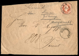 EUROPA - AUSTRIA - Raccomandata Da Vienna A Trento Del 28.1.1879 Affrancata Fronte Retro Con Tre 5 Kreuzer (37) - Other & Unclassified