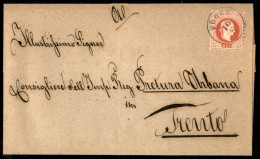 EUROPA - AUSTRIA - Fugen 10.5.1880 - 5 Kreuzer (37) Su Lettera Per Trento - Otros & Sin Clasificación