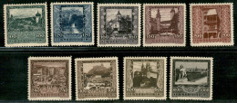 EUROPA - AUSTRIA - 1923 - Capitali (433/441) - Serie Completa - Gomma Integra - Andere & Zonder Classificatie
